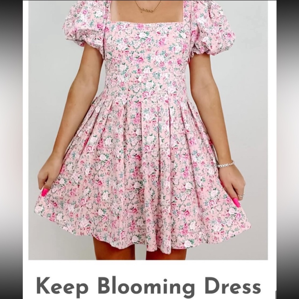 Floral Pink Dress